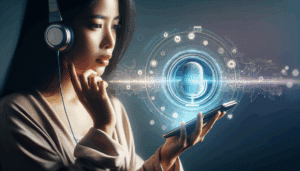 Voz transformada con inteligencia artificial