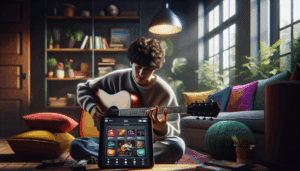 Toca guitarra con nuestro app innovador!