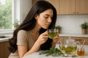 Cabello Fuerte con Té Milagroso