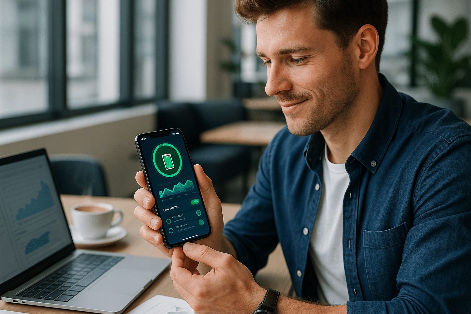 Potencia tu día: ¡Batería optimizada!