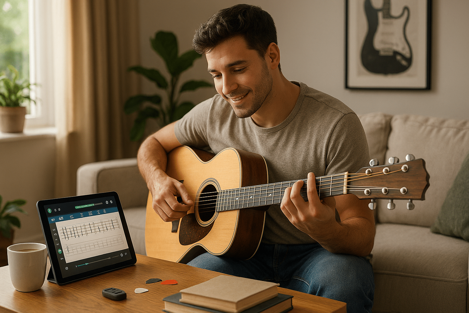 Domina la guitarra en días