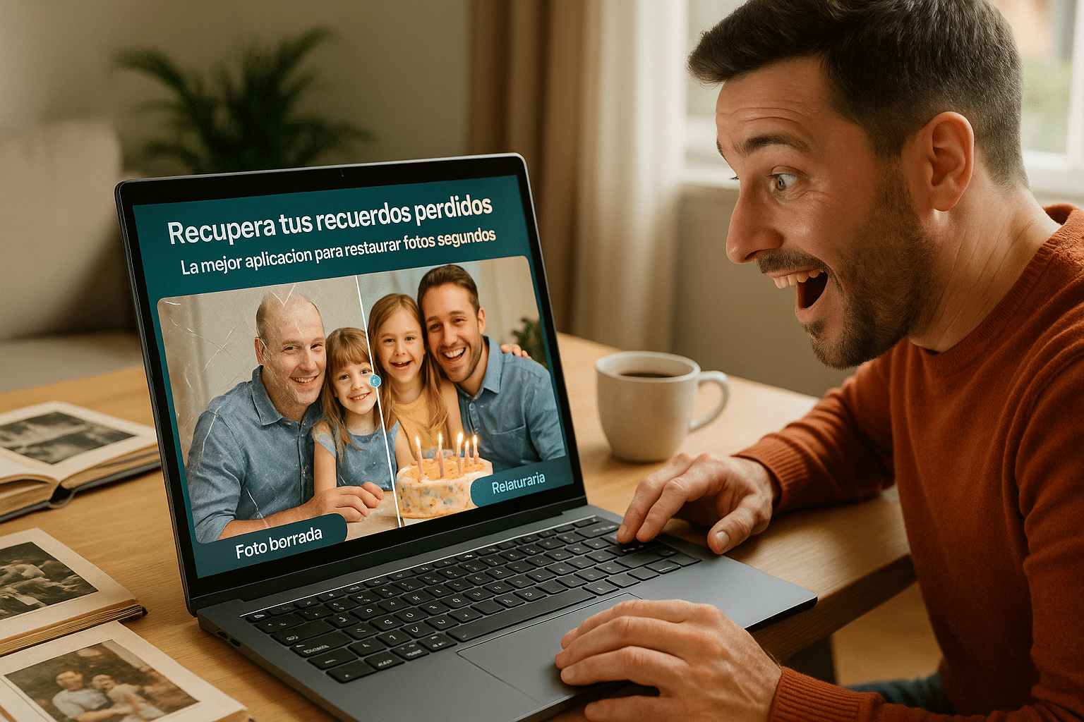 Recupera tus fotos al instante