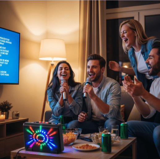 Diversión en casa con aplicaciones de karaoke