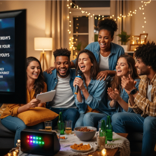 Diversión en casa con aplicaciones de karaoke